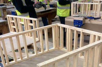 Construction students benefit from Actis’ hands-on thermal bridging training