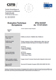 HYBRIS - ETA European Technical Assessment