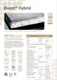 BOOST'R HYBRID DATA SHEET