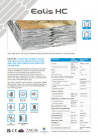 Actis Eolis HC Roof & Wall Datasheet 2023